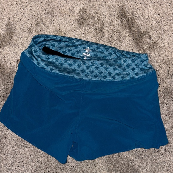 Rabbit Women's Teal Athletic Shorts - Picture 1 of 2
